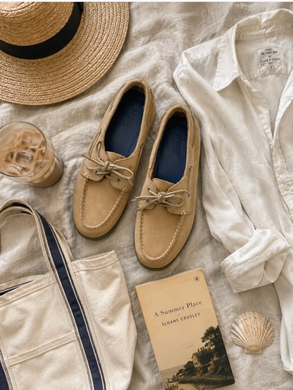 Sperry Leather Boat Shoes Tan Nubuck Classic Preppy-Men’s 7 / Women’s 8.5
